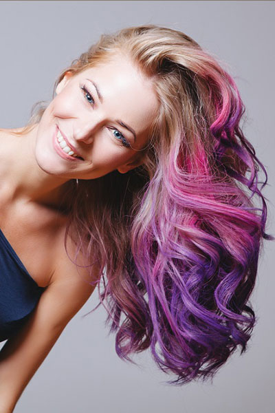 Bold & Bright Hair Colour Trends