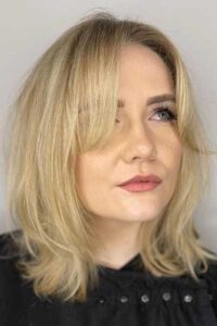 Curtain bangs at Mova Salons, Staines