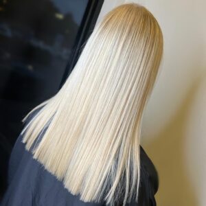 Blonde hair colour at Mova Salons, Virginia Water