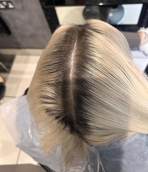 root regrowth touchups at mova salons virginia water