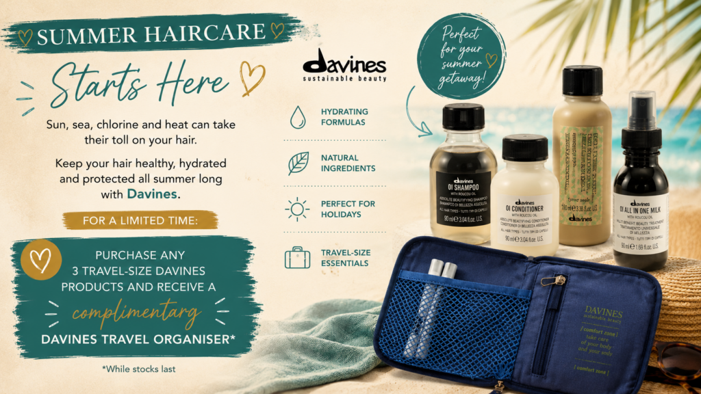 Mova Davines Haircare for Summer Mova Davines Haircare for Summer