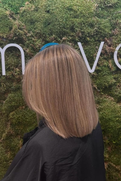 Soft dimensional blonde hair with face framing highlights and toner by Mova Hairdressing Soft dimensional blonde hair with face framing highlights and toner by Mova Hairdressing